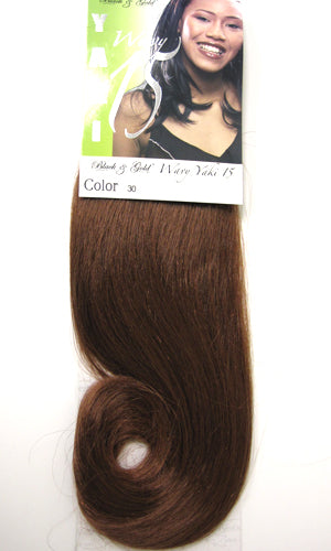 Wavy Yaki Pony for Braiding 15"