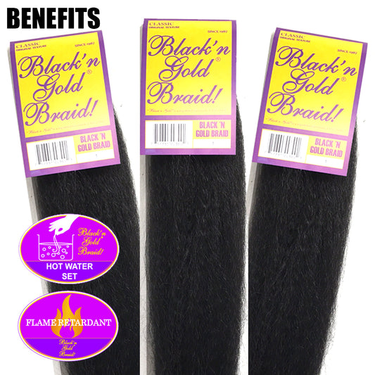 Classic Braids 2oz. Kanekalon Synthetic Jumbo Braiding Hair