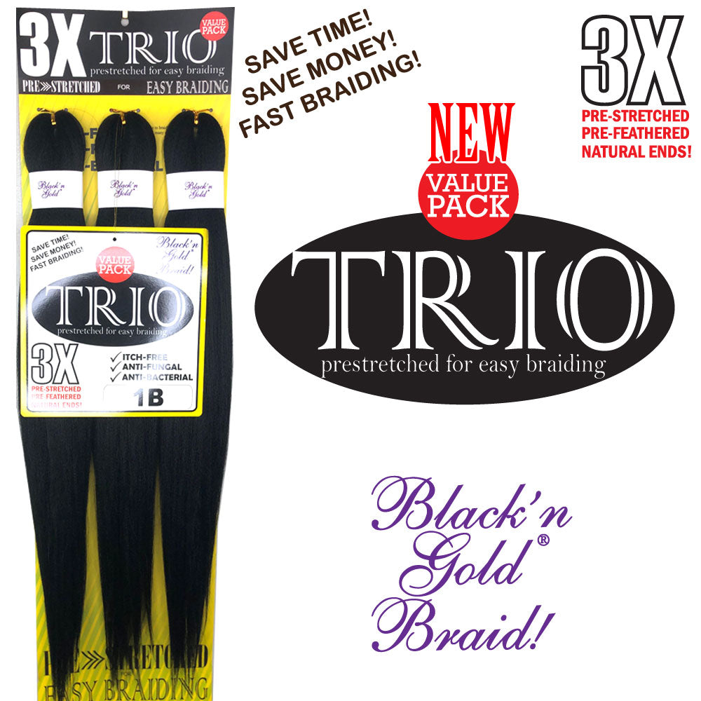 10 Pack Value Deal - 25 Micro Straight Knot braids – BNGHAIR