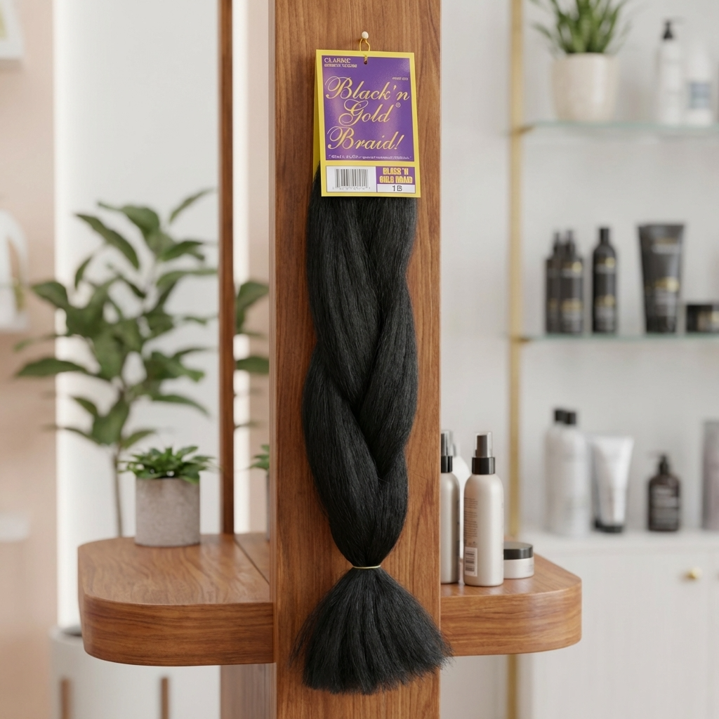 Black 'n Gold Classic Braids - 100% Kanekalon Braiding Hair for Sleek and Stylish Looks