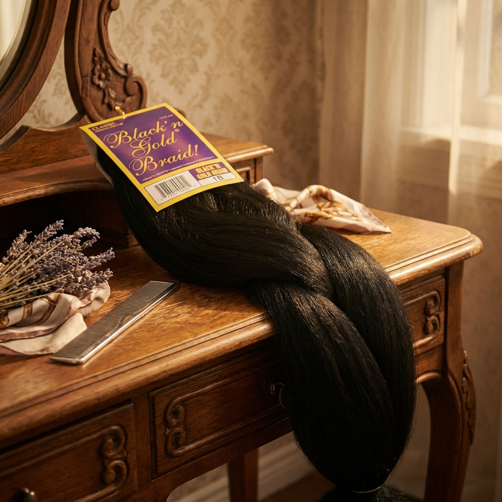 Black 'n Gold Classic Braids - 100% Kanekalon Braiding Hair for Sleek and Stylish Looks