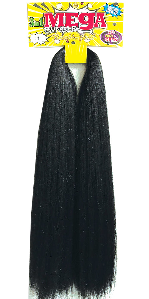 Mega Braid Braiding Hair 56" for Easy Braiding - 1 Pack