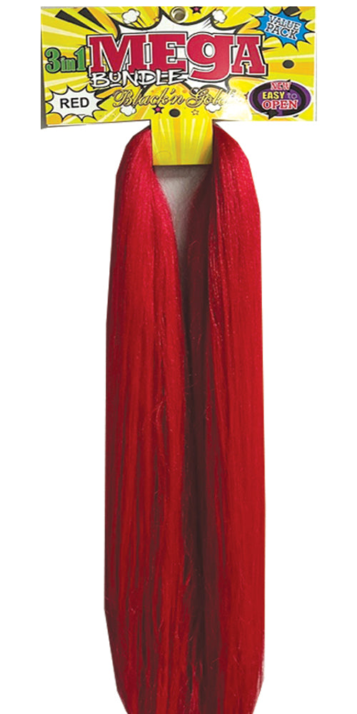 Mega Braid Braiding Hair 56" for Easy Braiding - 1 Pack